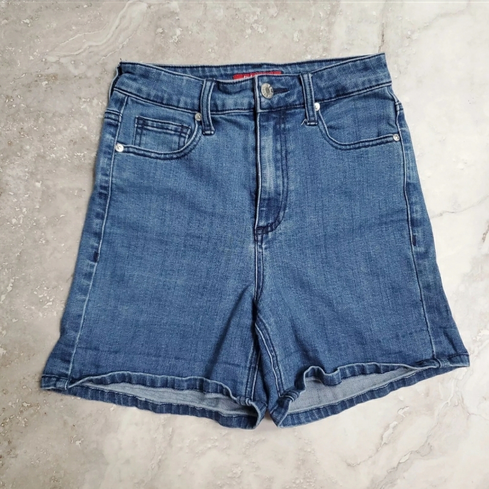 Guess High-Rise Denim Stretch Shorts Size 26